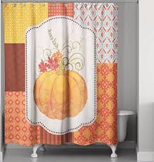 Decoration Shower Curtain Curtains Shower Pumpkin Shower