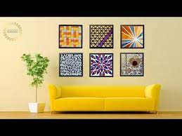 6 Hyper Easy Wall Art Ideas For Your Living Room Gadac Diy Home Decorating Ideas Youtube Diy Wall Decor For Bedroom Simple Wall Art Home Diy