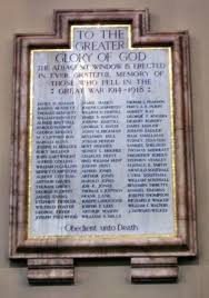 All Saints WW1 Memorial