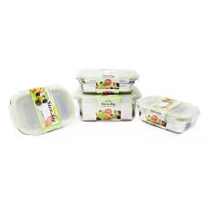 stenjoy 不鏽鋼保鮮盒 4盒入 container joy takeout container