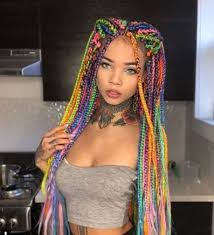 These hairstyles have an attractive look and offer a great variety to try from. 18 Sho Madjozi Look Ideas Box Braids Hairstyles Braided Hairstyles Hair Styles