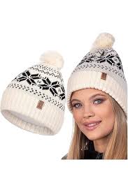 Morefaz Mütze London Wolle Strickmütze Nordic mit Bommel Herren Damen  Winter Warm Ski Snowboard MFAZ Ltd Gr. Regulär, Batty 37 : Amazon.de:  Fashion