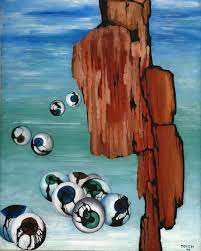 Toyen a sexualita je časté téma uměnovědných textů, napsaných o umělkyni v posledních dvaceti za sebou rozdílnou básnickou zkušenost, se od rudimentální, někdy až barbarsky robustní malby toyen. Toyen Zbytek Noci Surreal Art Deep Paintings Painting