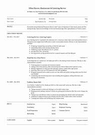 restaurant server job description