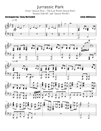 John Williams Jurassic Park Jurassic Park Future Music Sheet Music