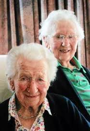 Dora Benson (b. 1917) and Joss Barkman (b. 1921)