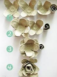 How To Make Egg Carton Roses Do It Yourself Skills In 2020 Egg Carton Crafts Paper Flowers Diy Egg Carton Art