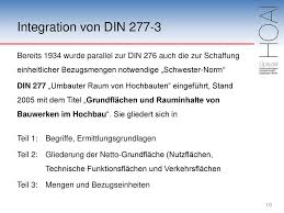 Der begriff war in der din 277 aus dem jahr 1950 definiert. Din 276 Kosten Im Bauwesen Ppt Herunterladen