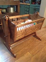 Wiege Die Ich Fur Kleine Willow Gemacht Habe Baby Cradle Wooden Baby Cradle Wooden Cradle