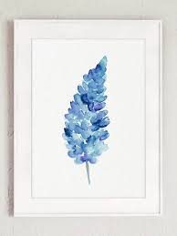 Bluebonnet Art Print Baby Boy Nursery Wall Decor Blue Bonnet Etsy Nursery Wall Decor Boy Nursery Wall Art Boy Watercolor Flower Art