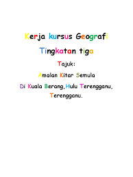 Kerja kursus geografi adalah salah satu ujian instrumen selain kerja kursus sejarah. 30430939 Kerja Kursus Geografi Amalan Kitar Semula