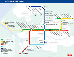 This map was created by a user. Ret Rotterdam Metro Map Ret Rotterdam Metro Map