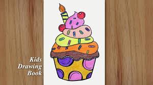 Birthday is a huge occasion for everyone, and it gets more special when it comes to kids' birthday. How To Draw A Cupcake Step By Step Colour Pencil Birthday Cake Drawing For Beginners Artofit