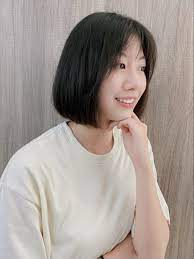 隨性派的歐美短髮 謝謝小姊姊的信任 一口氣就把一頭長髮剪短俐落的一字線剪裁 讓樸實無華的短髮多了點個性的設計感 預約專線 手機 0989113602 line dti8639u 要加 喔 快速預約請點 http nav cx girl fashion style girl