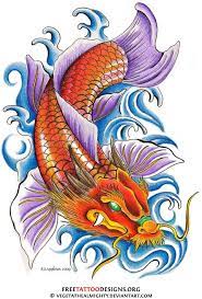 40 Koi Fish Tattoos Japanese And Chinese Designs Dragon Koi Tattoo Design Dragon Koi Fish Koi Dragon Tattoo