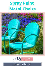 Follow These 6 Easy Steps And You Will Have Beautiful Like New Metal Chairs It S Like Buying New On In 2020 Painted Metal Chairs Metal Chairs Diy Projects For Bedroom
