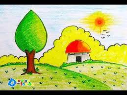 How To Draw Beautiful Scenery For Kids Step By Step Very Easy Youtube Tim van de vall created: how to draw beautiful scenery for kids step by step very easy