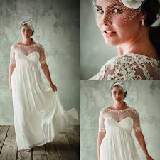 Wir haben die besten 2020 von hochzeiten & feste im ausverkauf. Vintage Plus Grosse Hochzeit Kleider Mit Armel Empire Taille Sheer Spitze Mutterschaft Brautkleid Strand Brautkleider Wy 04 Dress Thailand Dresses Retrodress Up Brides And Weddings Aliexpress