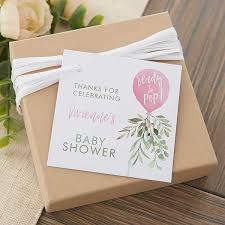 Buy today & save, plus get free shipping offers at orientaltrading.com. Ready To Pop Baby Girl Personalized Baby Shower Favor Tags