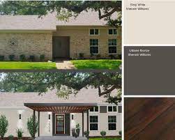 Black, white or sw urbane bronze? Our Top Rated Exterior Paint Colors By Sherwin Williams Brick Batten