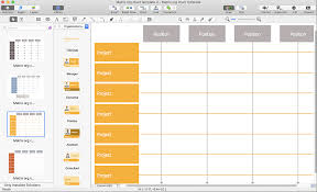 create a matrix organizational chart conceptdraw helpdesk