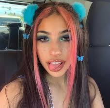 Vereena Coachella Pink Hair Streaks Hair Color Streaks Aesthetic Hair