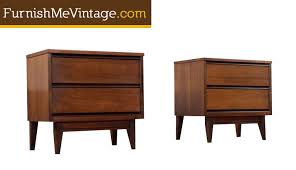Modern nightstands complete the look of your bedroom with the style and function of one of our nightstands. Mcm Mid Century Modern Nightstands By American Of Martinsville Furniture Bedroom Furniture Lifepharmafze Com