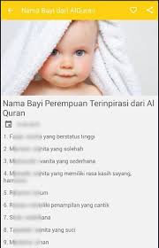 Jadi, kalau ketiga nama tersebut digabungkan arti nama dari alya nisa dzakiyyah adalah seorang anak perempuan yang cerdas dan punya impian setinggi langit. Nama Bayi Dari Al Quran For Android Apk Download