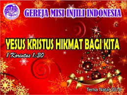 Cheer to a new year and another chance for us to get it right. Tema Natal 2018 Gereja Misi Injili Indonesia