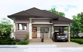 Maybe this is a good time to tell about l shaped two story house plans. One Story Small Home Plan With One Car Garage Pinoy House Plans
