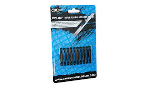 Crafted from a steel base and a rich bronze finish, this fixture features small glass globes grouped together around one gleaming bulb for a visually appealing aesthetic. Light Bar Flush Mount Clips 10 Pack Cbq Auto And Leisure