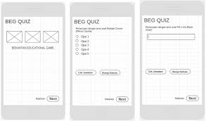 Soal pendalaman materi pilihan ganda kelas xii bab 3. Beg Wireframe From The Quiz Section Using Mobile Based Download Scientific Diagram