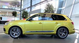 Audi Sq7 Can Rock Austin Yellow Metallic As Well As Any Bmw Audi Bmw Small Suv