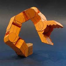Robot Arm Paper Crafts Paper Models Paper Toys