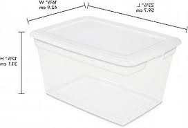 Great for storing oats and other dried foods. 8 Pack Storage Box Sterilite Plastic 58 Qt