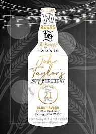 Cheers And Beers Birthday Party Invitation Beer Invite Etsy Beer Birthday Party Birthday Party Invitations Beer Themed Birthday Party
