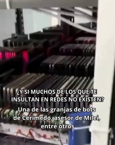 LA GRANJA DE BOTS: CUANDO LAS REDES SE USAN PARA FABRICAR APOYO Y SEMBRAR  ODIO, Las imágenes difundidas por la Policía y la Fiscalía de Bolivia  volvieron a poner bajo la lupa a Fernando Cerimedo, ...