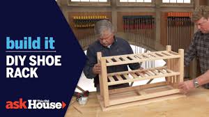 Shoe organizer suitable for many occasions. Diy Shoe Rack Build It Ask This Old House Youtube