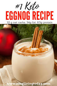 Amazing Holiday Keto Eggnog Recipe Eggnog Recipe Leftover Eggnog Recipe Food