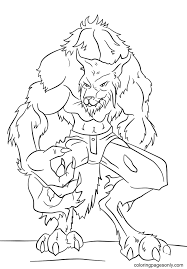 You want to see all of these related coloring pages, please click here: Halloween Werewolf Coloring Pages Halloween Monsters Coloring Pages Coloring Pages For Kids And Adults