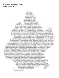 Whitman Poem Transformed Into A Map Of Brooklyn Whitman Poems Illustrated Map Map