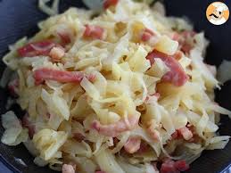 Chou Blanc Aux Lardons Recette Ptitchef Recette Recettes De Cuisine Chou Blanc Recette Chou Blanc