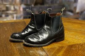 Vintage Black R M Williams Chelsea Boots Hand Crafted In Etsy Boots Chelsea Boots Vintage Black