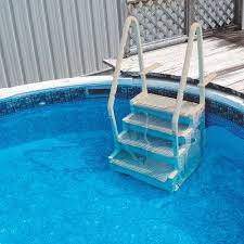 Confer Step 1 Above Ground Swimming Pool Ladder Step System Entry W Liner Pad Above Ground Pool Steps Pool Steps Swimming Pool Ladders