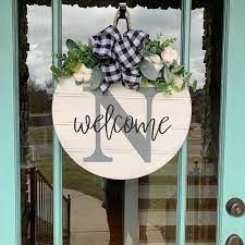 home sweet home door hanger welcome sign for the front door etsy valentines door hanger door signs diy wooden door signs