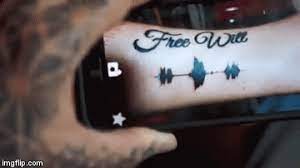 We create soundwave art from any sound and transform it into beautiful artwork! Soundwave Tattoos Waveform Tattoos That Can Be Scanned With A Phone App And Heard Geekologie