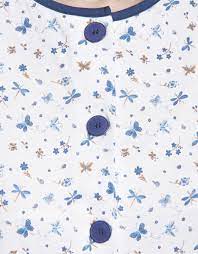Broderies blanche sur le bouts des manches et autour du cou. Pauline Manon Chemise De Nuit Manches Courtes Ou Longues Alice Site Officiel Fabrication Francaise Et Europeenne