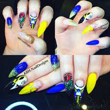 Beauty And The Beast Disney Nails Disney Nails Beauty And The Beast Nails Quinceanera Nails