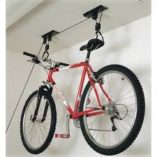 Wennow new bicycle bike lift ceiling mounted hoist storage garage hanger durable rack. Bicycle Lift Onward Hardware