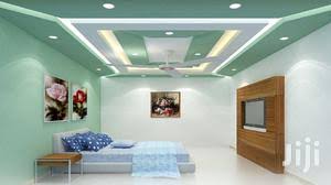 The final step is to finish the surface with painting and polishing. Main Hall False Ceiling Design For Hall With Two Fans